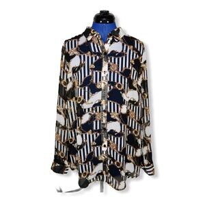 Printed Sheer Top From Forever 21